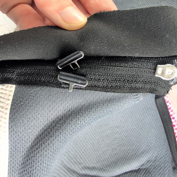 VSX Victorias Secret 34C Sports Bra Incredible Front Close Pink Black - Picture 7 of 11